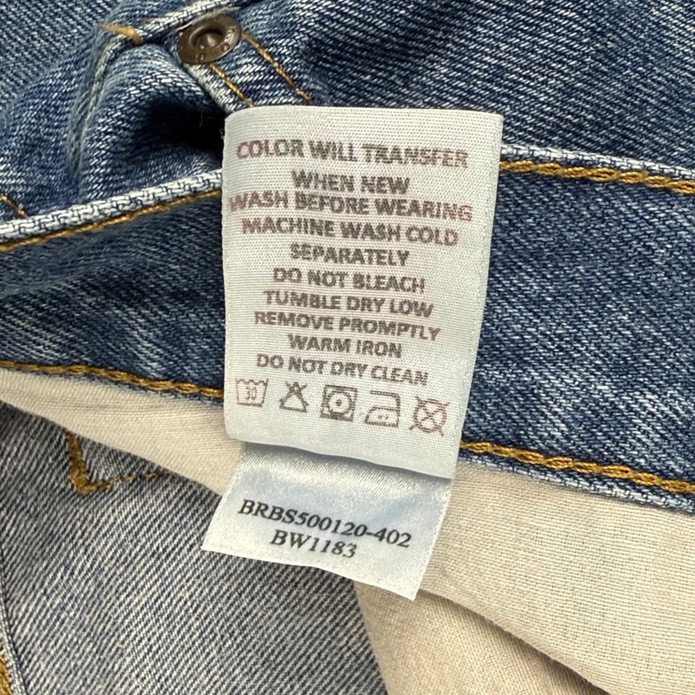 Berkley Jensen Blue Relaxed Jeans Size 40 X 32 - Picture 5 of 11
